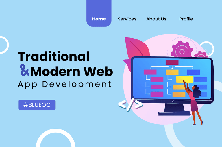 What is traditional and modern web app development.png